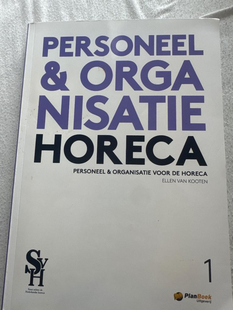 Personeel & Organisatie Horeca, Ophalen of Verzenden, Zo goed als nieuw, Ellen van Kooten, Nederlands