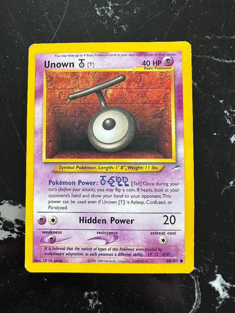 Unown, Ophalen of Verzenden, Zo goed als nieuw, Losse kaart