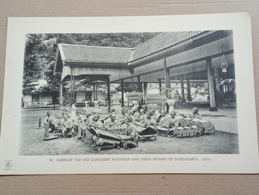 Foto gravure Nederlands Indië Indonesië 1910, Verzamelen, Ophalen of Verzenden, Voor 1940, Zo goed als nieuw, Buitenland
