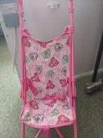 Roze poppenbuggy met tassenprint, Ophalen of Verzenden