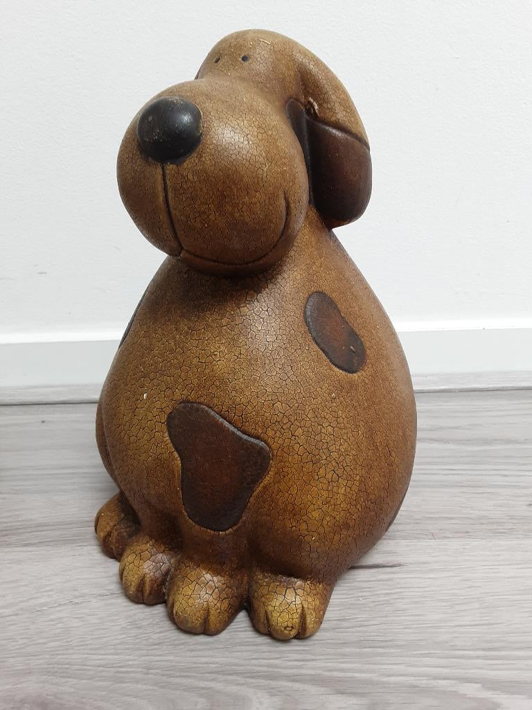 zittende hond beeldje, Ophalen of Verzenden, Zo goed als nieuw, Dier