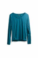 Turquoise V-hals Longsleeve Shirt, Kleding | Dames, T-shirts, Blauw, Ophalen of Verzenden, Onbekend, Lange mouw
