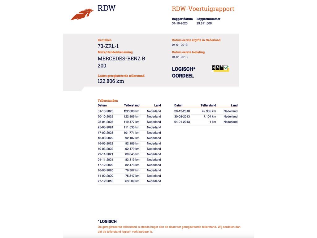 Mercedes-Benz B-Klasse B200 Ambition Automaat NAP PDC! Inrui, Auto's, Automaat, Gebruikt, Euro 6, Bedrijf