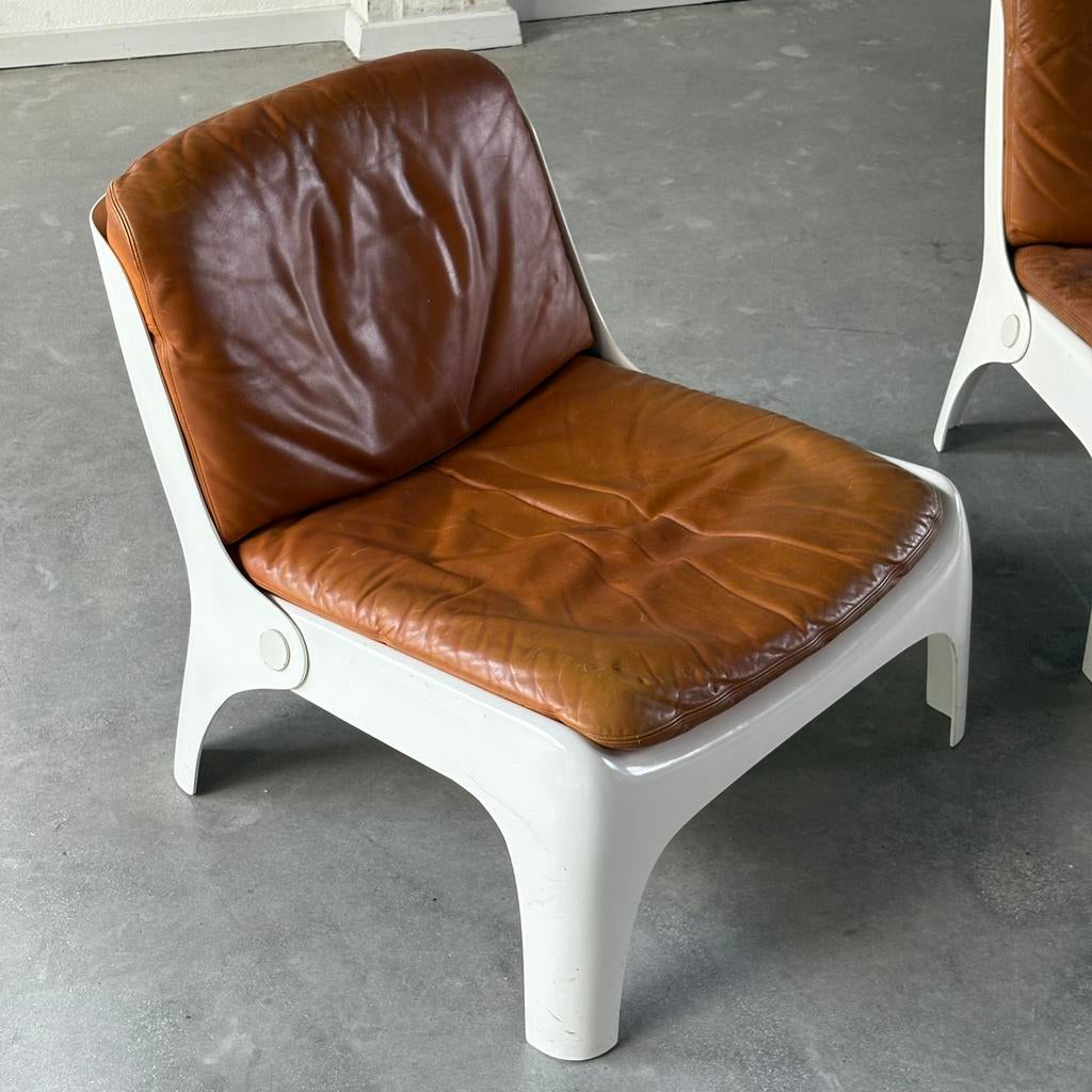 Carl straub vintage jaren 60 space age design, Huis en Inrichting, Fauteuils, Ophalen, Minder dan 50 cm, ., 2de hands