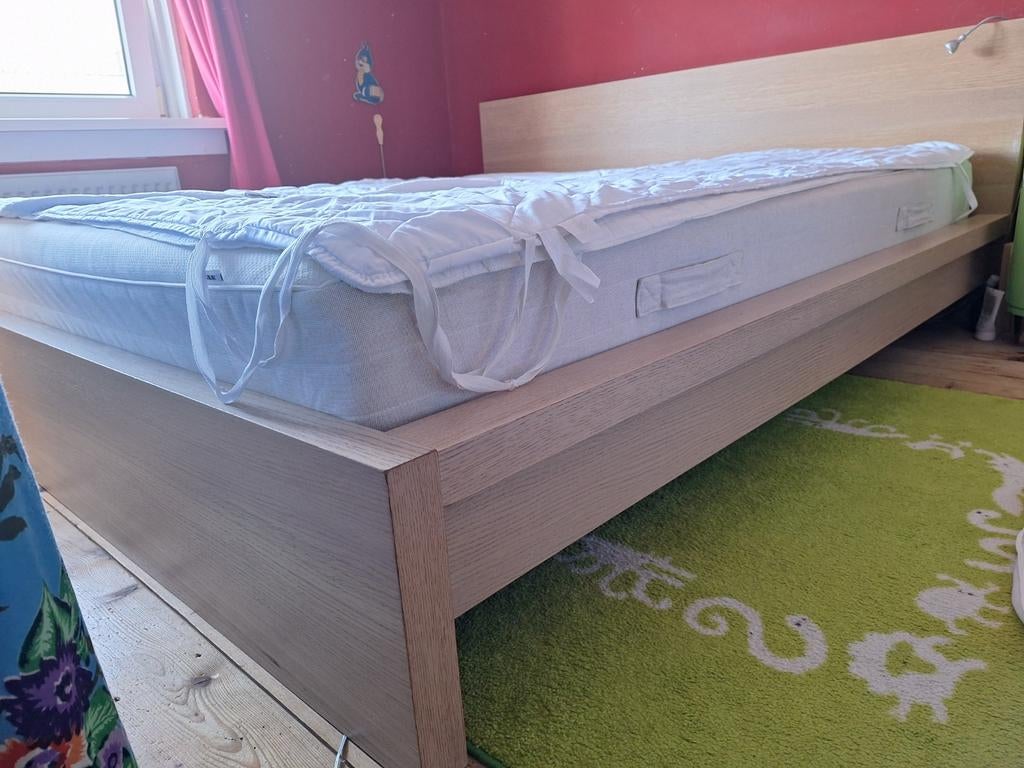 IKEA Bed 200x200 met lattenbodems (excl.of incl matras), Huis en Inrichting, Slaapkamer | Bedden, Gebruikt, Tweepersoons, 140 cm