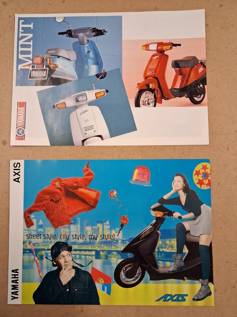 Yamaha Mint en Axis scooter folders, Ophalen of Verzenden