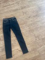 Zwarte Skinny Broek met Zilveren Noppen, Ophalen of Verzenden, Gedragen, Zwart, Overige jeansmaten