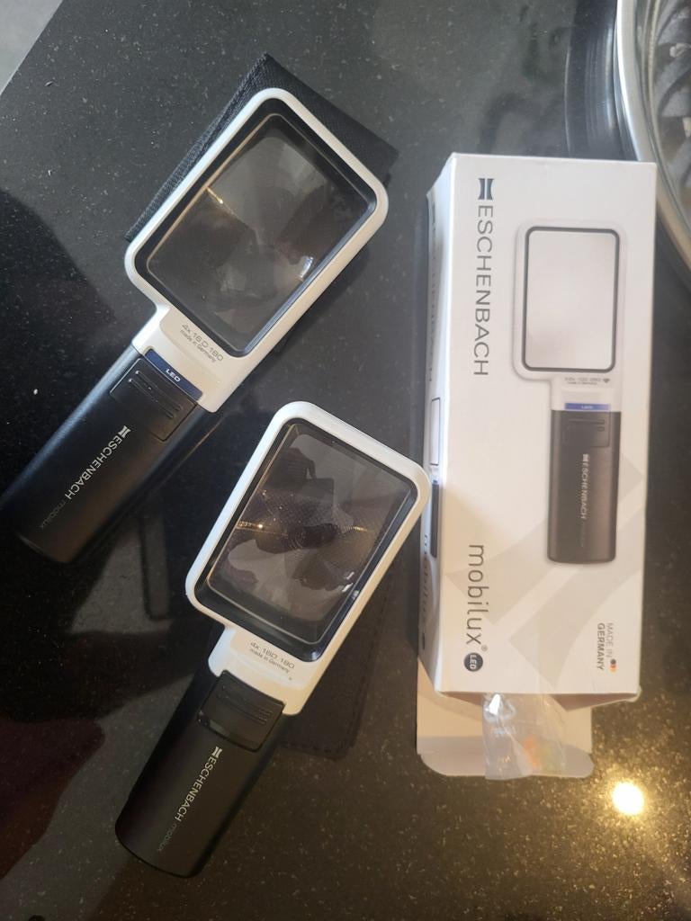 Eschenbach Mobilux LED Vergrootglas, Ophalen of Verzenden, Zo goed als nieuw, Vergrootglas of Loep
