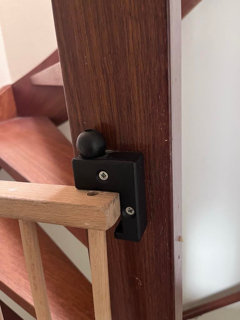 Houten traphekje., Gebruikt, 100 tot 115 cm, Ophalen of Verzenden, Schroefhekje