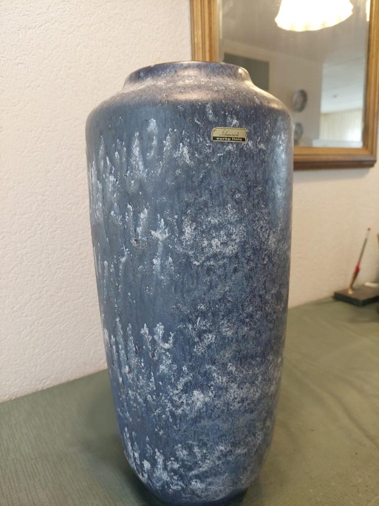 Scheurich vintage vloervaas, 47 cm hoog., Ophalen, Overige kleuren, Aardewerk of Porselein, Zo goed als nieuw