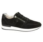 Sneaker van Gabor in zwart nubuk op een witte rubberzool, Ophalen of Verzenden, Zo goed als nieuw, Zwart, Sneakers of Gympen