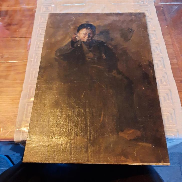 Schilderij van D. Meelis (Meeles) 1872- 1958., Antiek en Kunst, Kunst | Schilderijen | Klassiek, Ophalen of Verzenden