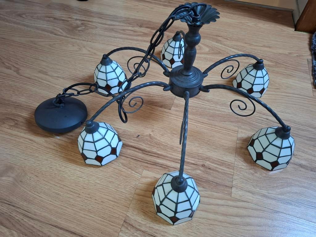 Tiffany hanglamp, Ophalen, Zo goed als nieuw