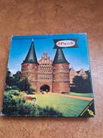 3 puzzels Duitse steden  jaren 50, Ophalen of Verzenden, Minder dan 500 stukjes, Gebruikt