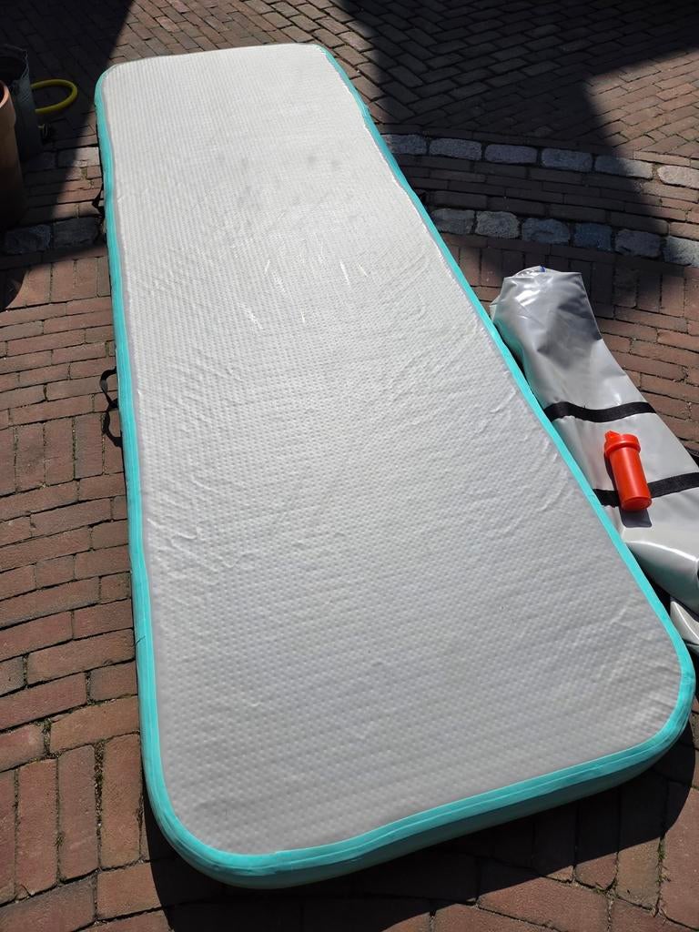 Airtrack 3x1 m.met opbergtas en pomp, Sport en Fitness, Turnen, Kindermaat 122 t/m 140, Ophalen, Materiaal