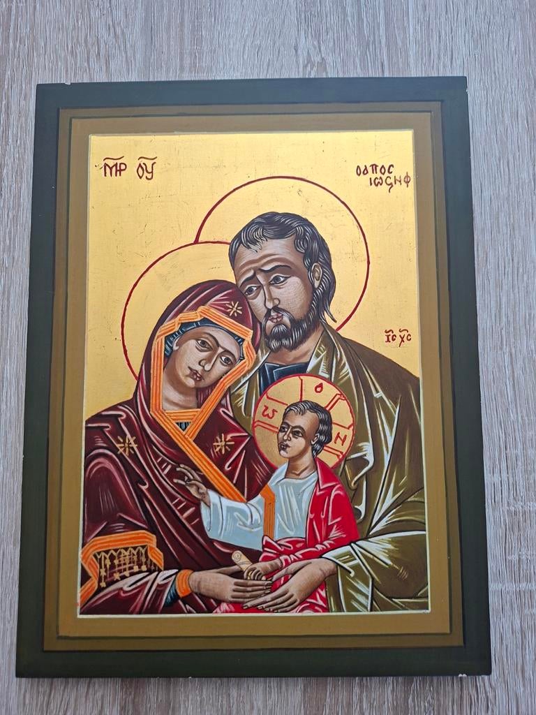 Icoon Heilige Familie - Hennie Oude Middendorp (2002), Antiek en Kunst, Kunst | Schilderijen | Klassiek, Ophalen