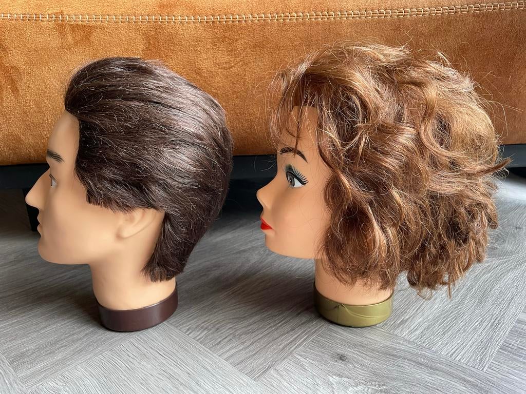 Kappers oefenhoofden - 2 stuks, Ophalen of Verzenden, Gebruikt