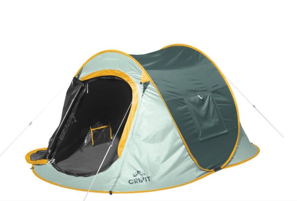 Crivit 2 persoons pop up tent, Ophalen of Verzenden, Nieuw, Tot en met 2