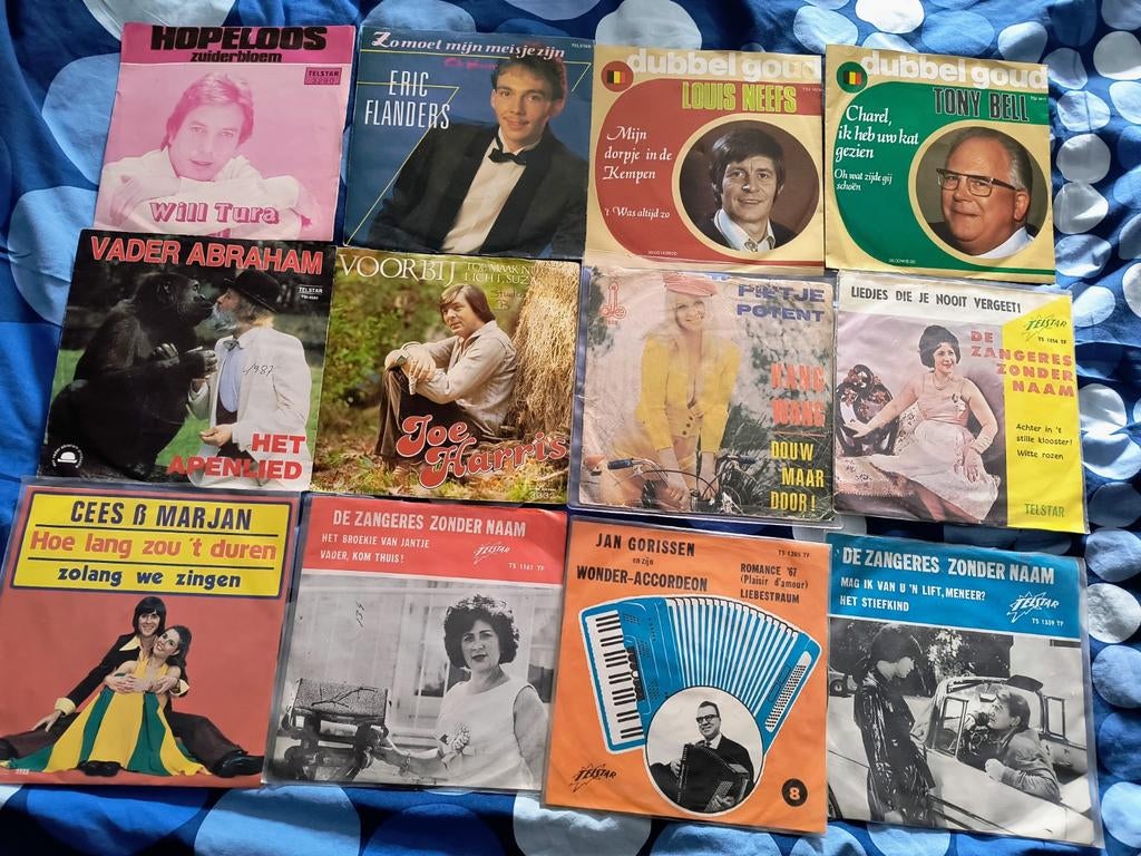 Ruim 50 piraten singles, veel Telstar, Ophalen of Verzenden, Overige formaten, Levenslied of Smartlap