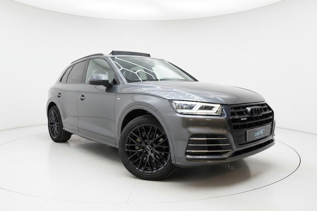 Audi Q5 50 TFSI e quattro 3x S LINE PANO VIRTUAL CAM LEER, Auto's, Automaat, 4 cilinders, Bedrijf, Hybride Elektrisch/Benzine