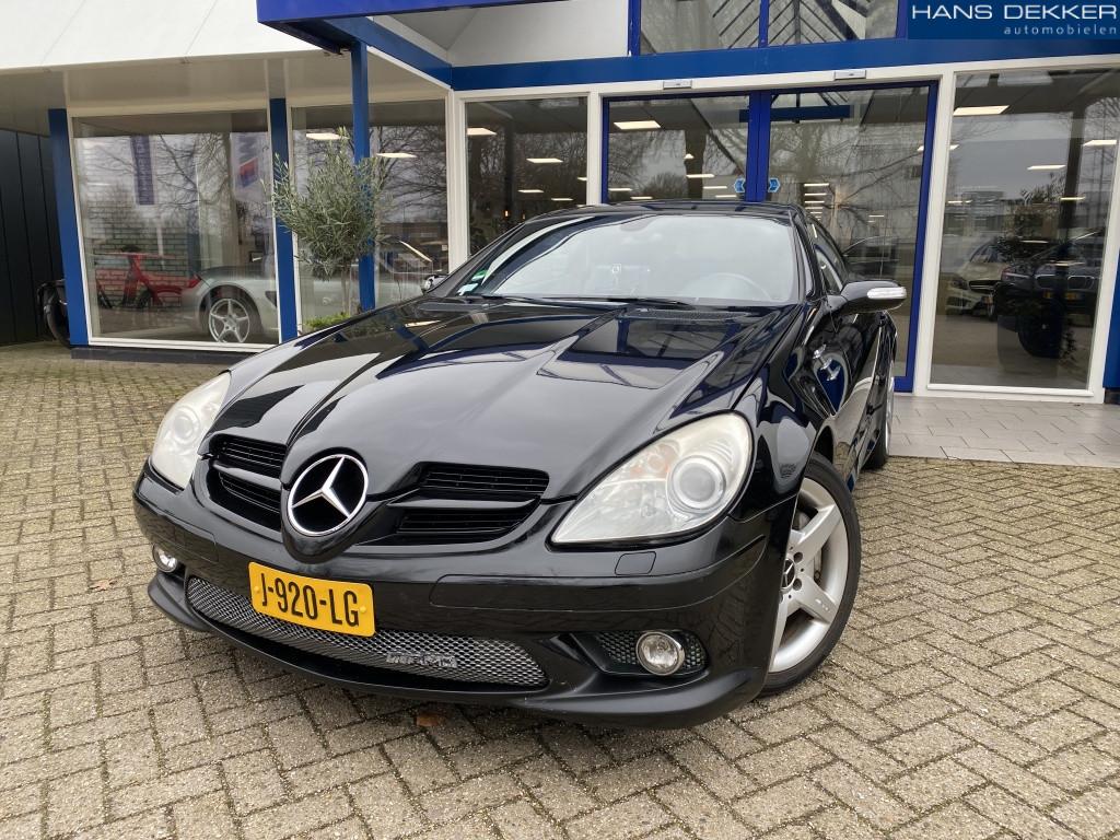 Mercedes-Benz SLK SLK350 350 (bj 2007, automaat), Auto's, Automaat, Gebruikt, Cabriolet, Zwart