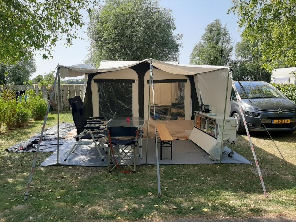Trigano Odyssee GL vouwwagen  compleet/gekeurd !, Caravans en Kamperen, Ophalen, Trigano, Aanwezig, Tot en met 6