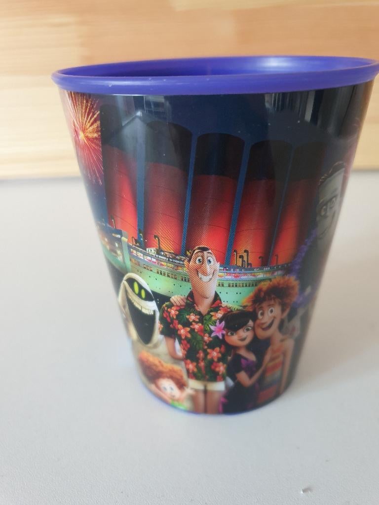 Hard Plastic Beker - Hotel Transylvania 3 - Summer Vacation, Ophalen of Verzenden, Gebruikt, Film, Gebruiksvoorwerp