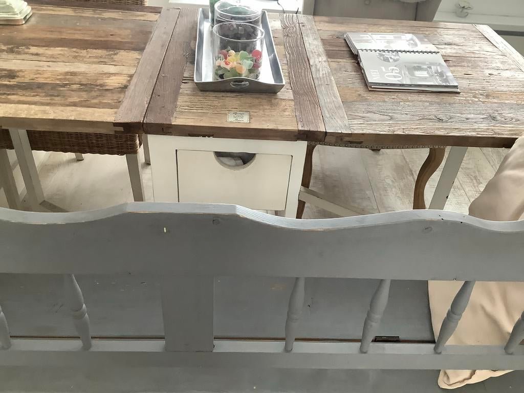 Rivièra Maison eettafel inklapbaar, Ophalen, Gebruikt, 50 tot 100 cm, 150 tot 200 cm