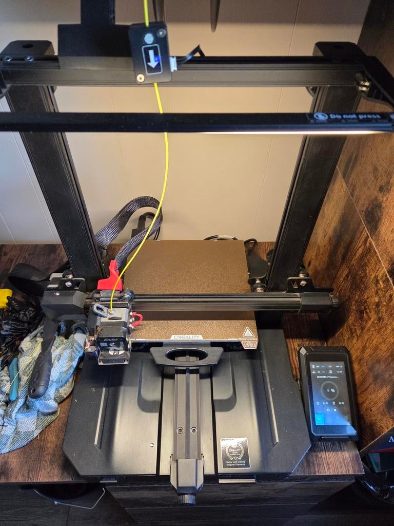 Creality Ender 3 S1 Pro 3D-printer, Computers en Software, 3D Printers, Gebruikt, Filament, Ophalen of Verzenden
