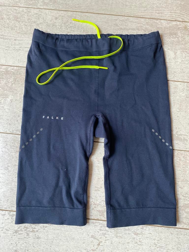 Falke strakke hardloopbroek, maat L, heren, Blauw, Maat 42/44 (L), Ophalen of Verzenden, Hardlopen of Fietsen