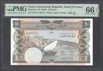 Yemen Democratic Republic 10 Dinars 1984  PMG graded 66 EPQ, Verzenden, Zuidoost-Azië, Los biljet