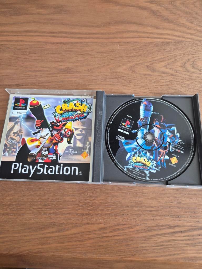 Crash Bandicoot 3: Warped - PlayStation 1 (PS1), Spelcomputers en Games, Games | Sony PlayStation 1, Gebruikt, 1 speler, Ophalen of Verzenden