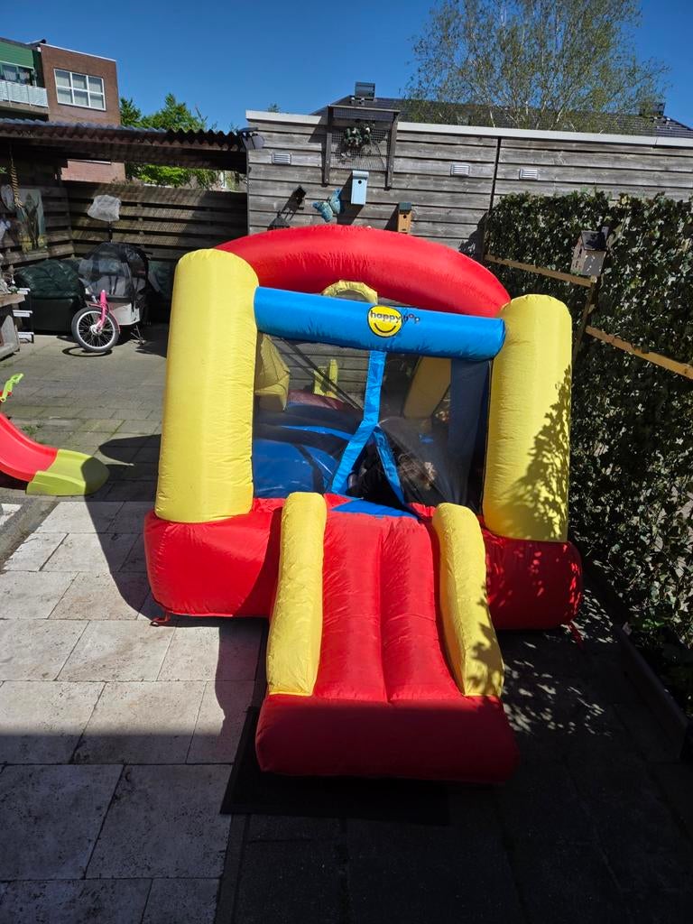 Springkussen met blower, Ophalen, Gebruikt