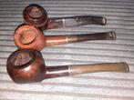 Set van 3 vintage Bruyere tabakspijpen z.g.a.n., Verzamelen, Ophalen of Verzenden, Gebruikt, (Water)pijp