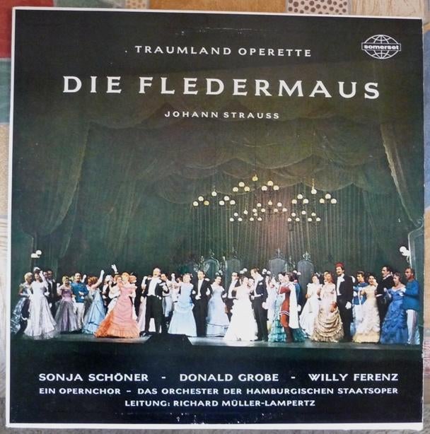 Die Fledermaus - Johann Strauss, Cd's en Dvd's, Vinyl | Klassiek, Ophalen of Verzenden, Kamermuziek, Gebruikt, 12 inch