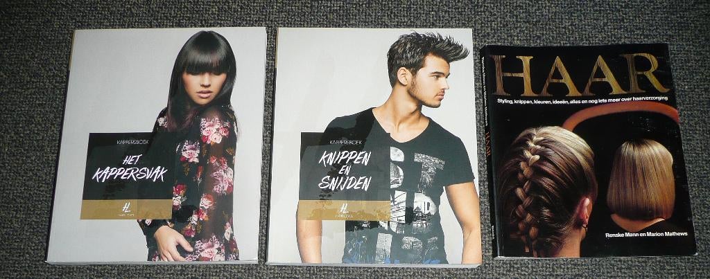  4 boeken kappersvak (2 x KAPPERSBOEK Visavi) + Coupe Schaar, Niet van toepassing, Ophalen of Verzenden, Zo goed als nieuw,  4 boeken kappersvak (2 x KAPPERSBOEK Visavi) + Coupe Schaar