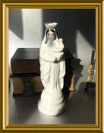 Antiek wit porseleinen Mariabeeldje, Ophalen of Verzenden