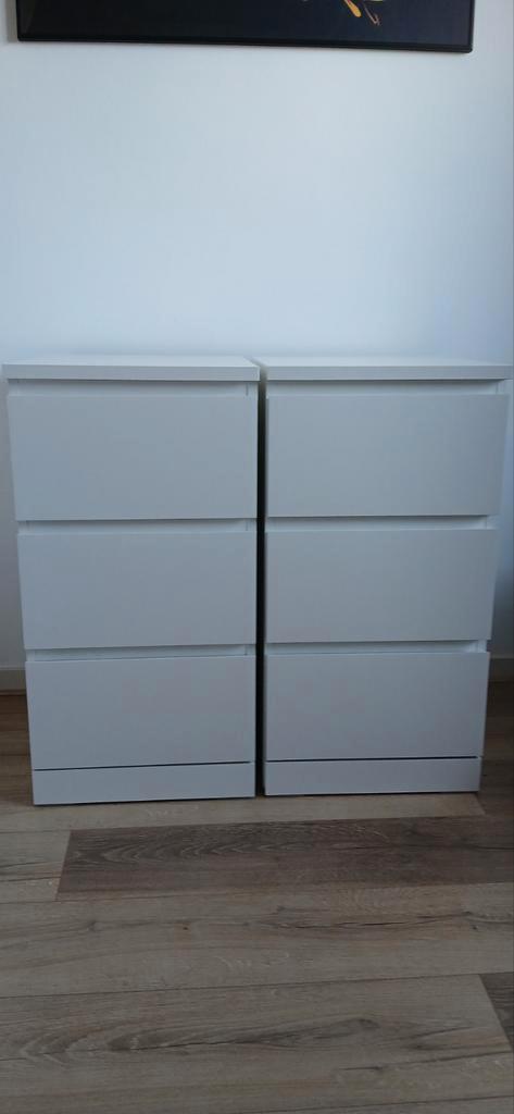 Te koop, 2 ladekasten Malm van IKEA, Huis en Inrichting, Kasten | Ladekasten, Zo goed als nieuw, Minder dan 100 cm, 50 tot 100 cm