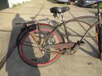 chopper heren fiets nexus versnellingen rode velgen vintage?, Fietsen en Brommers, Gebruikt, Versnellingen, Minder dan 49 cm, Ophalen