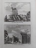 141-142 / Huis Oud Wulven in Houten, Antiek en Kunst, Kunst | Etsen en Gravures, Ophalen of Verzenden