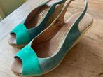 Espadrilles v Jaimo maat 37 groen hoog, Ophalen of Verzenden, Zo goed als nieuw, Groen, Espadrilles of Moccasins