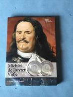 5 euro proof zilver Michiel de ruyter in blister, Koningin Beatrix, Zilver, Euro's, Ophalen of Verzenden