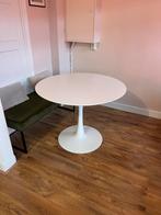 Eettafel RINGSTED Ø100 wit, Huis en Inrichting, Ophalen, Metaal, Gebruikt, Rond