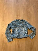 Jas spijkerjas tijger print maat 122 / 128 name it zgan, Kinderen en Baby's, Kinderkleding | Maat 122, Meisje, Trui of Vest, Ophalen of Verzenden