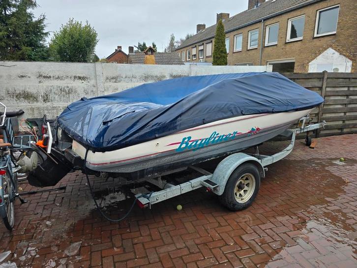 Bayliner Speedboot - Gebruikt, Watersport en Boten, Speedboten, Gebruikt, Minder dan 3 meter, Benzine, 70 tot 120 pk, Polyester