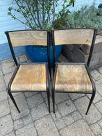 Superleuke Industriële vintage stoelen., Ophalen of Verzenden, Gebruikt