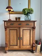 Houten dressoir met lijsten en originele details antiek, Antiek en Kunst, Ophalen