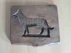 Oude Houten Koekplank - Speculaasplank afbeelding Wolf, Ophalen