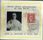 Vaticaan Stad 1939 c1112 maxi Paus, Postzegels en Munten, Postzegels | Eerstedagenveloppen, Verzenden, Onbeschreven, Europa