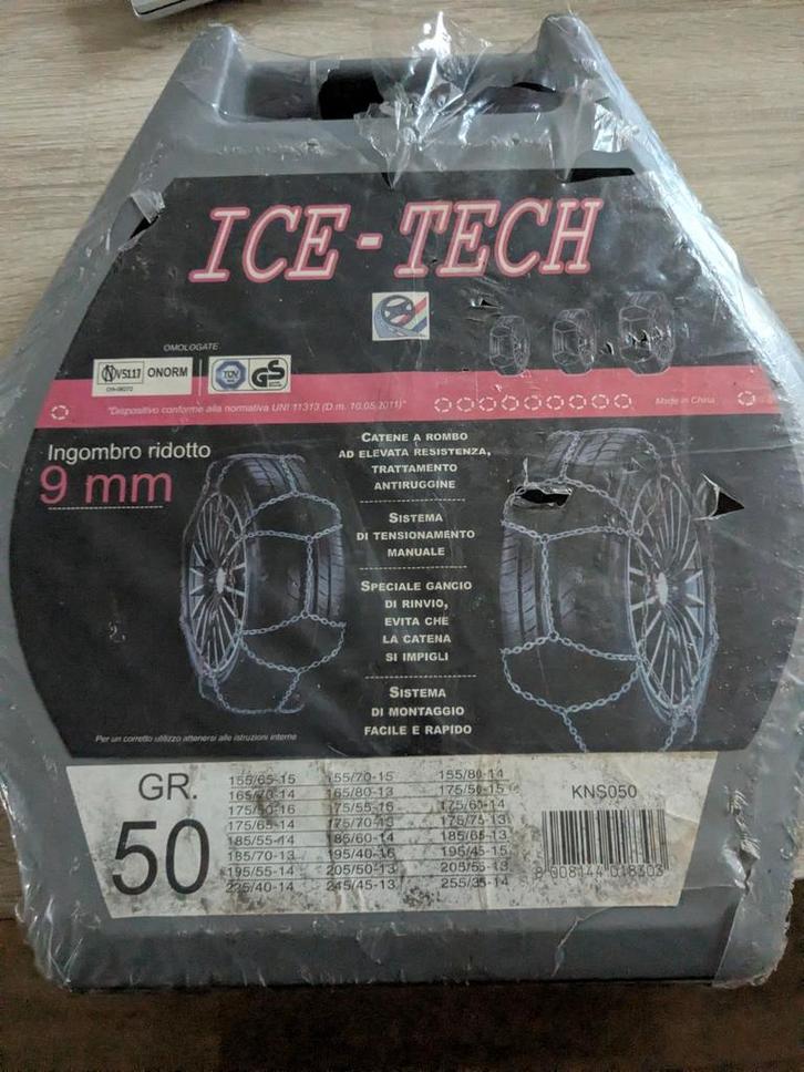 Ice Tech Sneeuwkettingen 9mm - 13-16 inch, Auto diversen, Sneeuwkettingen, Nieuw, Ophalen of Verzenden